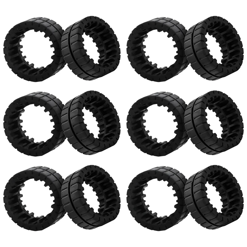 12Pcs Antislip Replacement Wheels Tires For Irobot Braava Jet M6 Ultimate Connection Robot Accessory