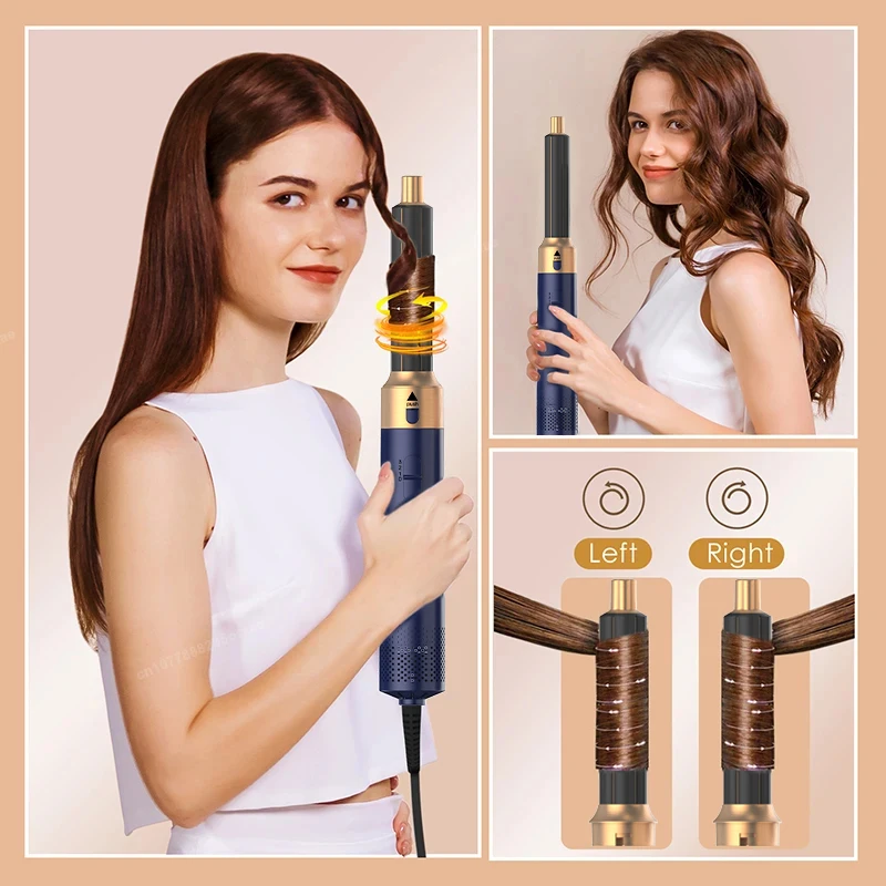 5 in 1 Hair Styler Powerful Fast Drying  Ionic Hair Dryer High Speed Hot Comb Brush Set Professional Hair straghtener