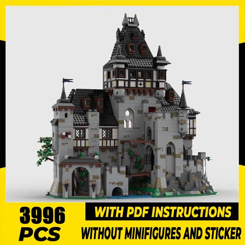 

Medieval Model Moc Building Blocks Castle Model Technology Brick DIY Assembly Famous Scene Construction Holiday Gifts Toy