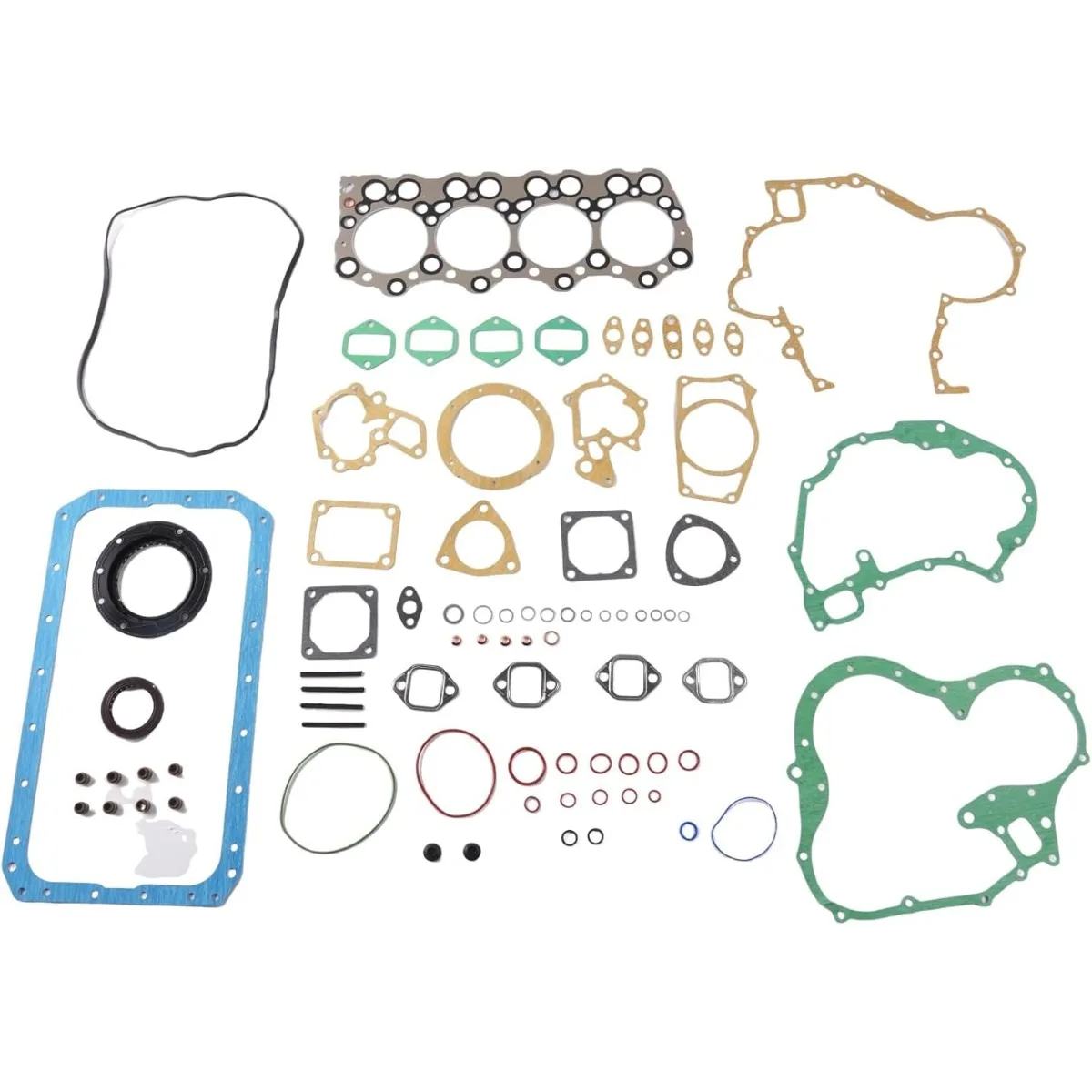 Полный комплект прокладок двигателя 4D32 4D32T 8V, включая прокладку головки блока цилиндров, для Mitsubishi Canter Fuso Truck 3700, Rosa Bus 3.6L и Caterpillar E40B