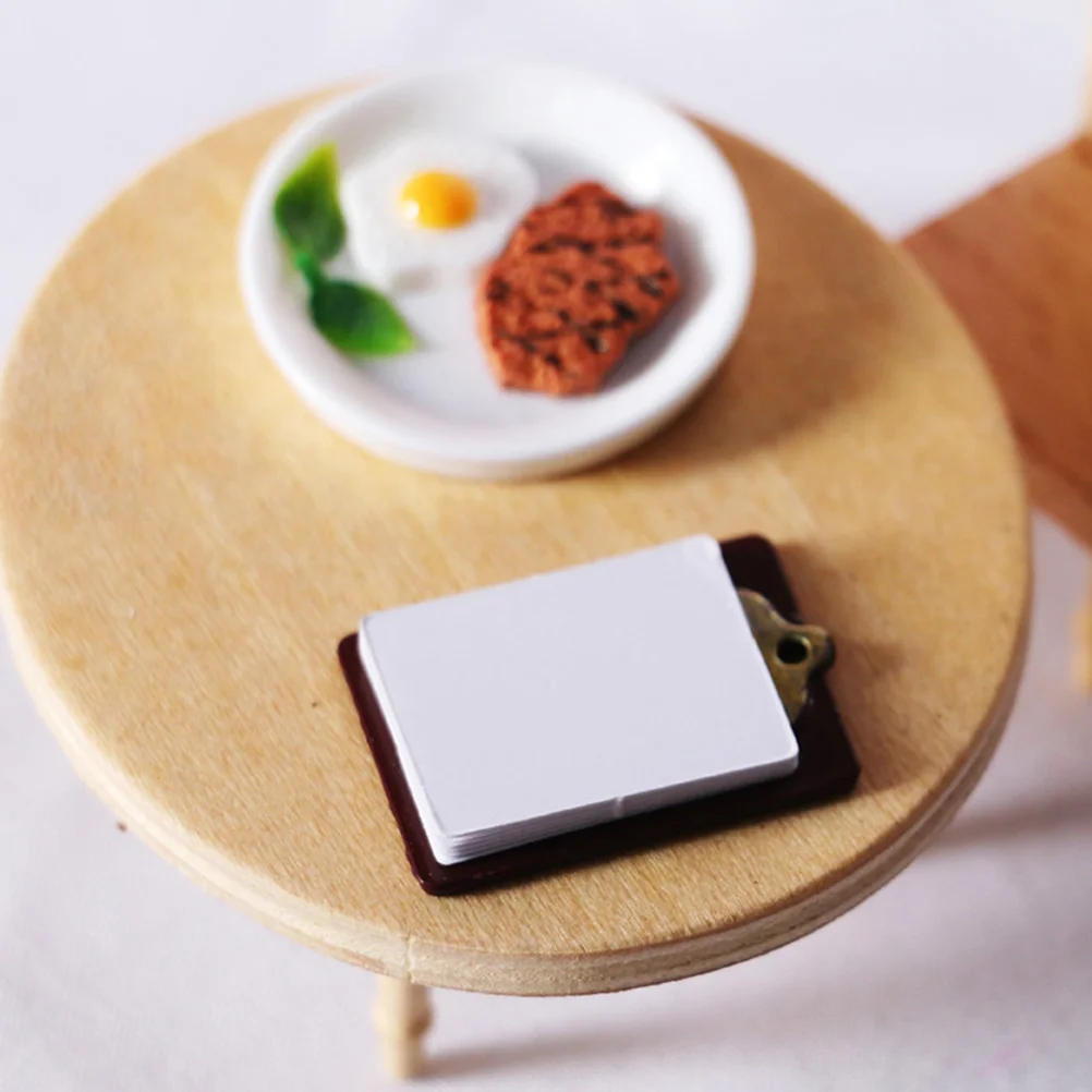 

Simulation Learning Set Miniature Book School Bag Pencils Stationery Supplies Wooden Cute Fake Tools Decor Accessory