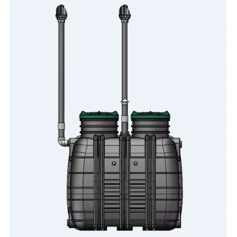 5000l Sewage Treatment Capacity No Power and Maintenance-Free Purification Tank