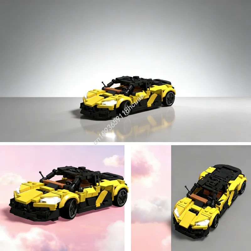 

385pcs MOC McLarenesd City Champions Model Building Blocks Christmas Gifts Architecture Toy Assemble DIY Education Idea Creative