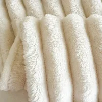 1pc Throw Blanket for Bed - 250GSM Soft & Warm Fluffy Blanket, Decorative Striped Blankets for Winter  Nap / Sleep 5