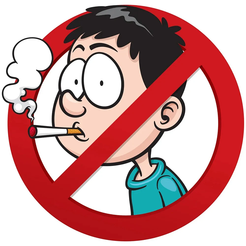 V1619# No Smoking Sign Car Stickers Funny Vinyl Decal for Auto Motorcycle Home Wall Outdoor Car Accessories