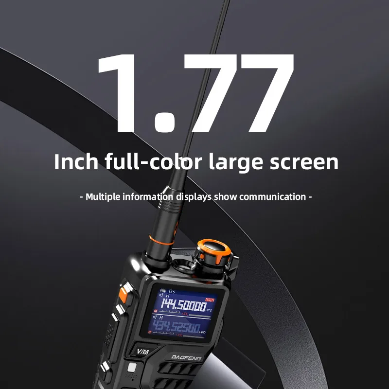 Baofeng UV K5 Plus 10W Walkie Talkie Air Band Long Range Wireless Copy Frequency Two Way Radio Type-C UV 5R UV K5 Pro UV K5 PLUS