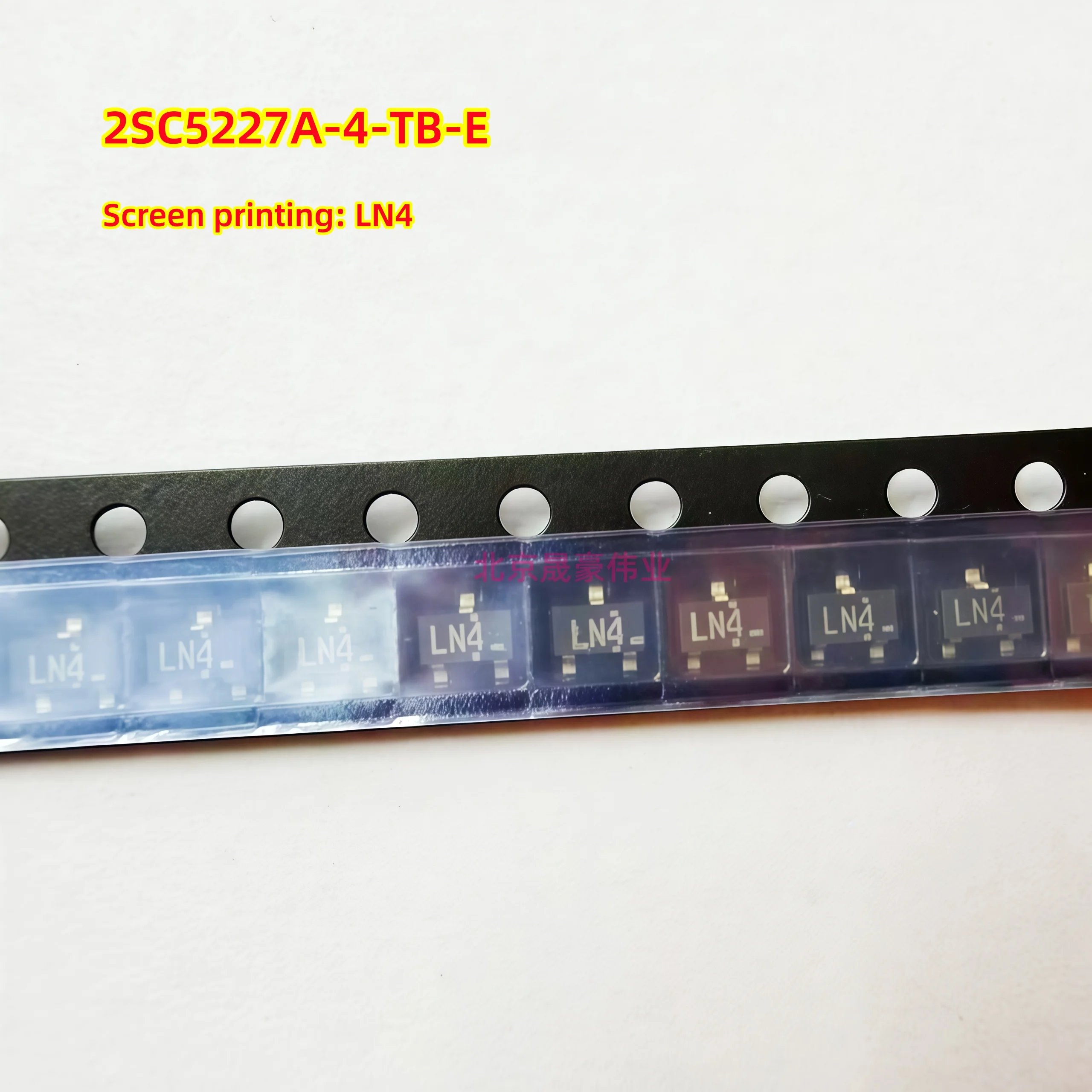 10pcs  2SC5227A-4-TB-E 2SC5227 SOT-23 silk screen LN4
