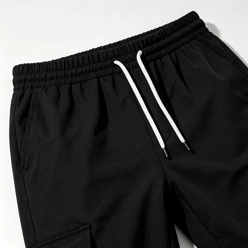 Men's Cargo Joggers Loose Fit Elastic Waist Multi Pockets Tapered Athletic Pants for Running Workout Casual Daily Sports Wear view 5