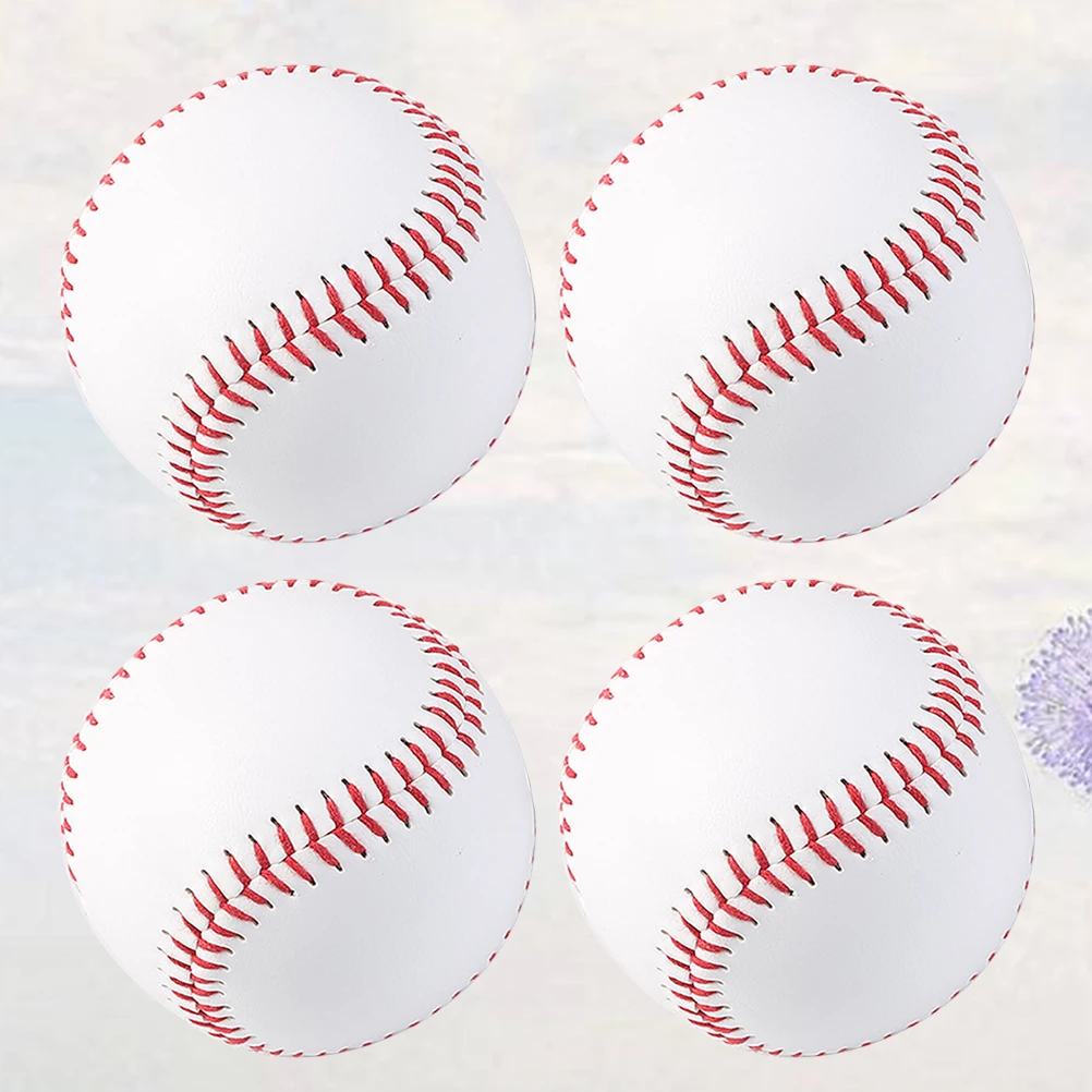 

4 Pcs Throwing Baseball Durable Safe Material Sport Practice Ideal for Kids Outdoor Baseball Training Activities Gifts