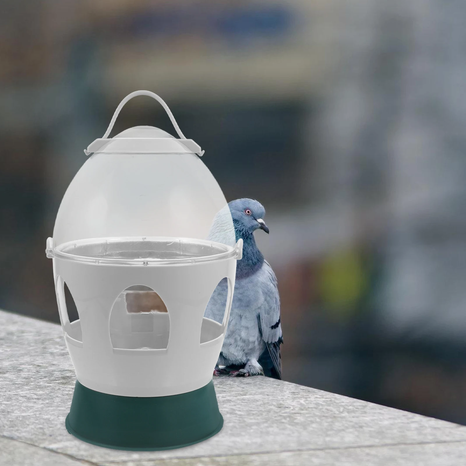 

Automatic Water Bottle Poultry Feeder Chicken Waterer Small Birdfeeders Outside Suitable Chickens Pigeons Quail Pets Farm Use