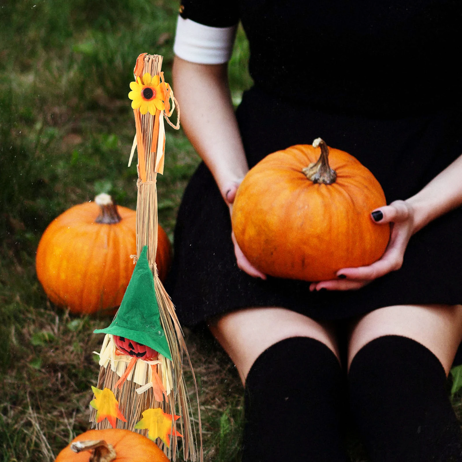 

Witch Broom Hanging Decoration Festival Ornaments Halloween Prop Decorations Decorate