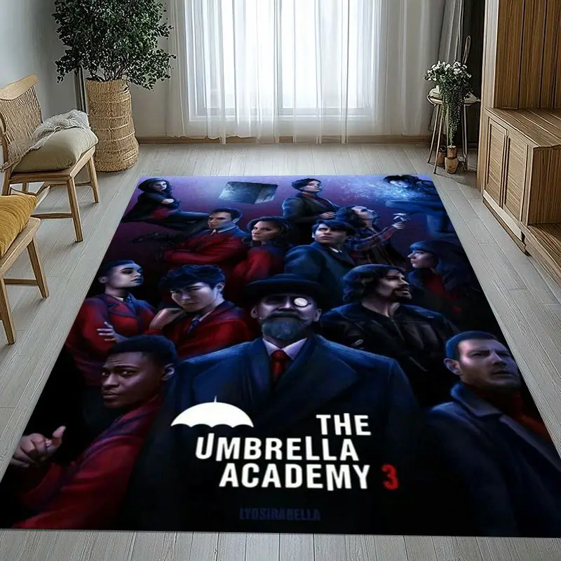 The Umbrella Academy TV Living Room Non-Slip Area Rug Soft Carpet for Bedroom Kids Playroom Sofa,Home Decor Doormat Gift