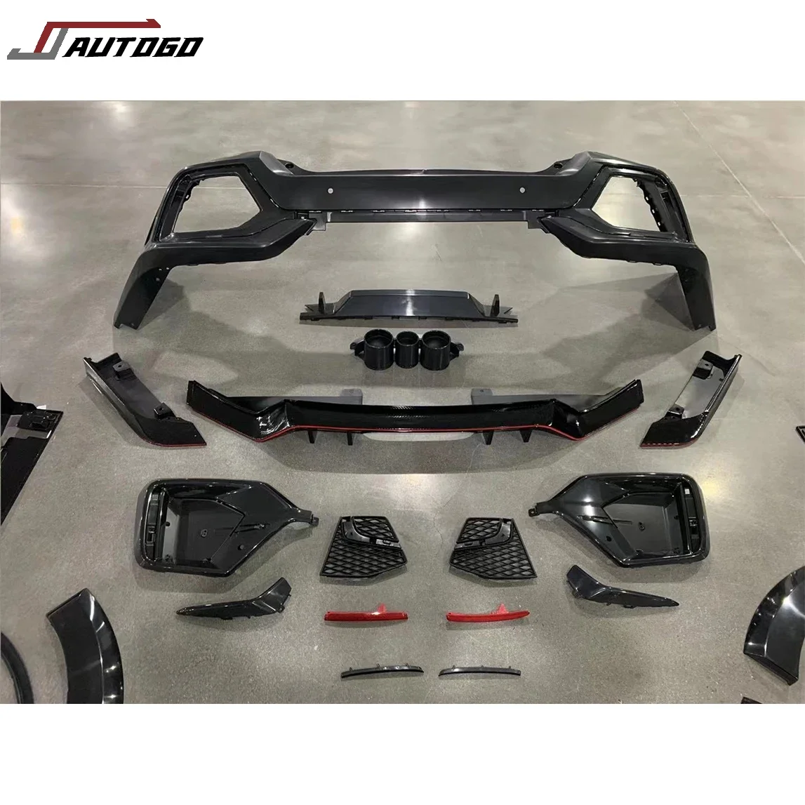 2022 New Design Body Kit For HONDA CIVIC FC1 FK7 16-20 Update to FK8 Wide Type-R PP+ABS Material Front+Rear Bumper Grille Skirt