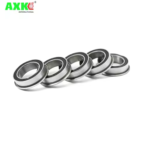 Free Shipping 5PCS flange bearing F6000 F6001 F6002 F6003 F6004 F6005 F6006 ZZ Z RS 2RS Flange Ball Bearing