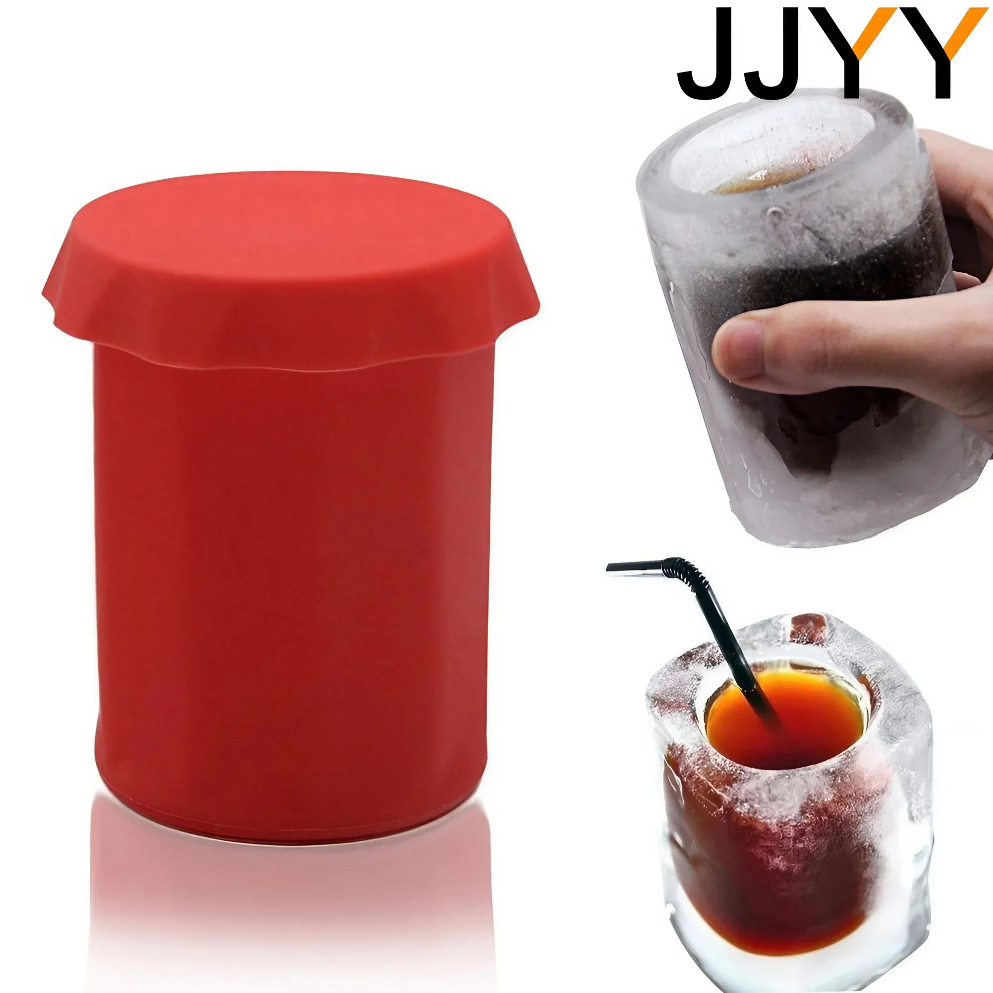 JJYY Silikon-Eiswürfelform für Schnapsgläser, Eisform, Eisform, Sommertrinkwerkzeug