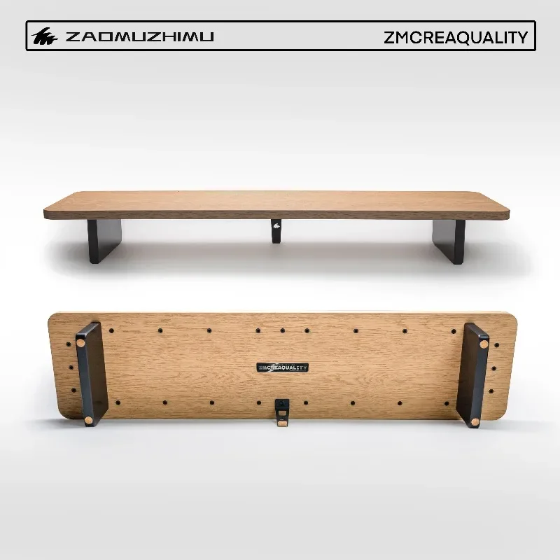 M-Light Enjoy Edition 30s Wooden Modular Monitor Elevated Stand Desktop Office Storage Computer Elevated Rack Riser Stand Modern