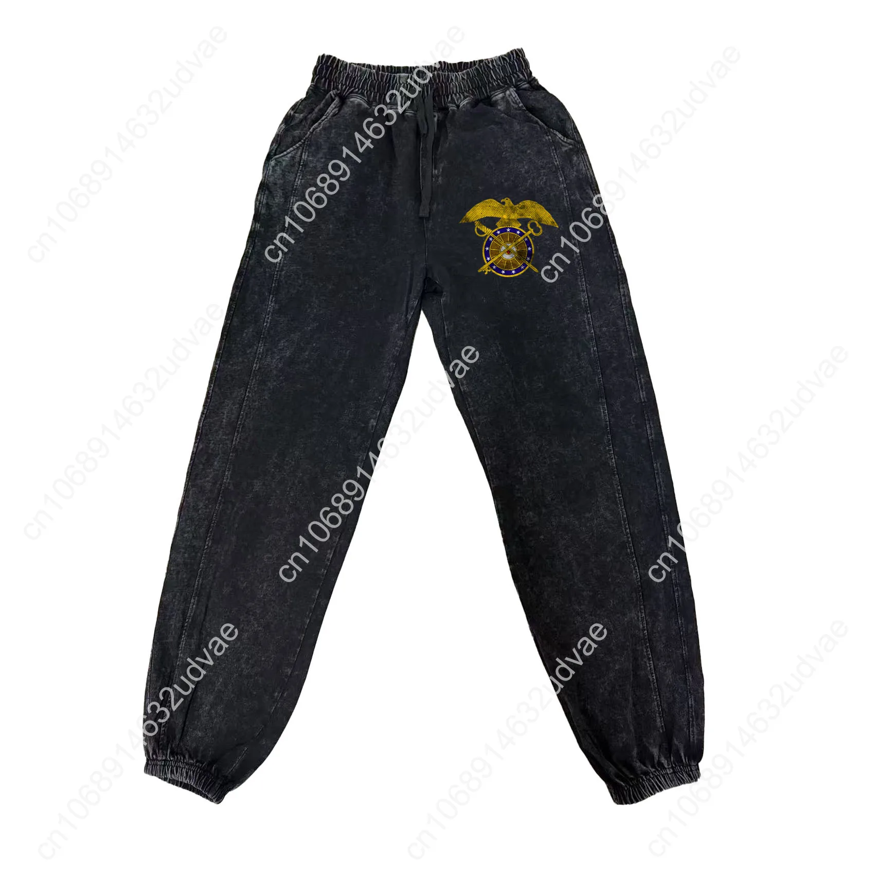US Army Branch Quartermaster Corps Pants Man Woman Teenager Retro Vintage Trousers Cotton Elastic Customized Pant with Pocket