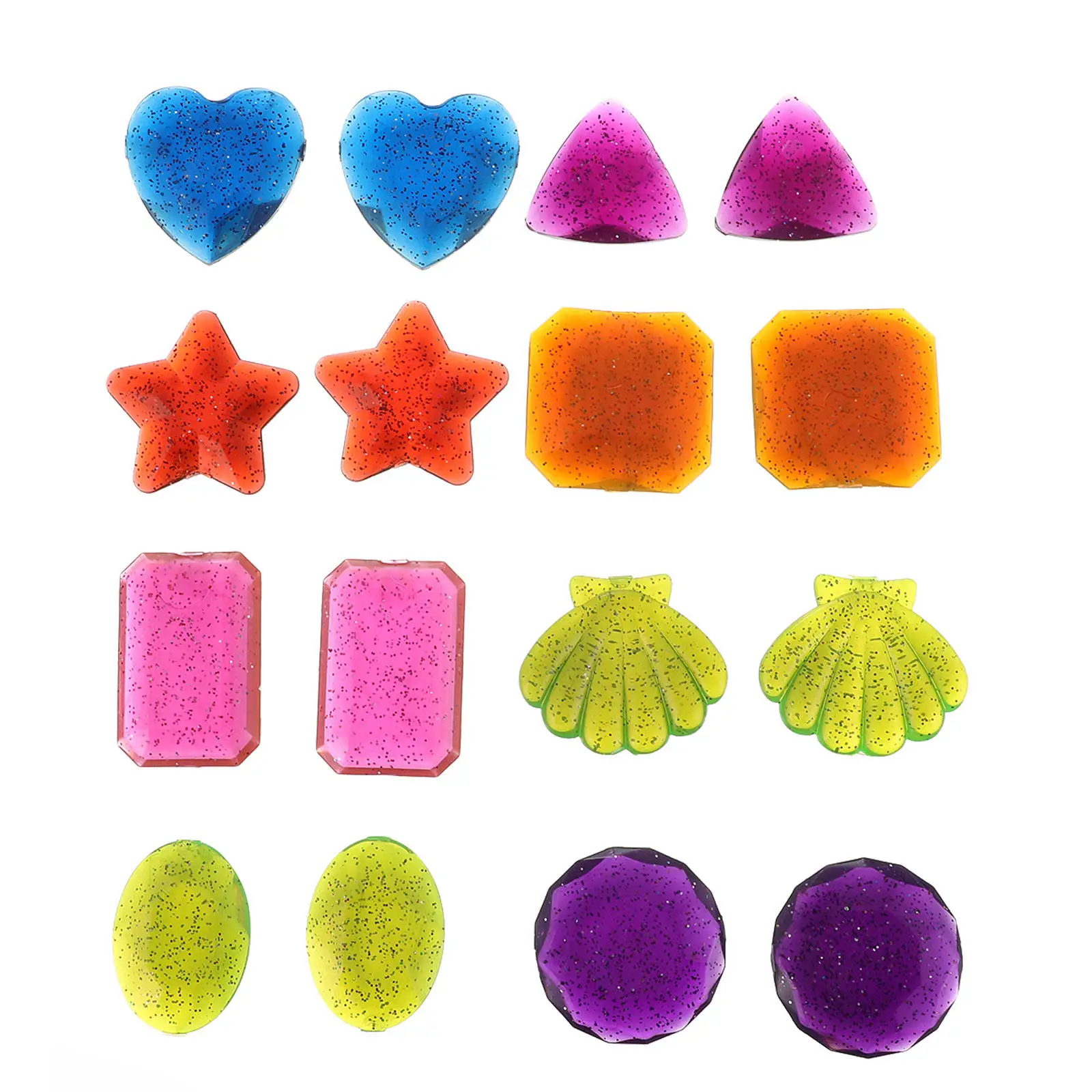 16Pcs Toddler Pool Playthings Bright Sinking Diving Playthings Waterproof Aging-Resistant Plastic Swim Skill Development Pool
