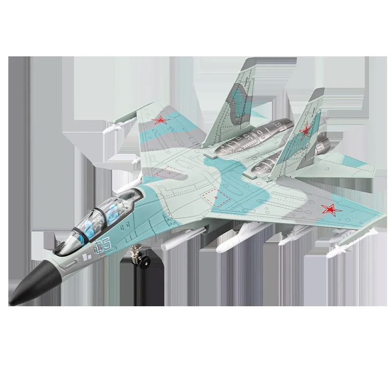 

1:64 SU-35 New Military Creative Multi-Purpose Fighter Aircraft Model Toys For Boy Xmas Gifts