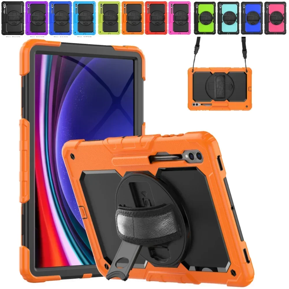 

Case for Samsung Galaxy Tab S8 S9 S10 Ultra 2024 X900 X910B X920 X926B X916B 14.6 inch with Screen Protectors & Shoulder Straps