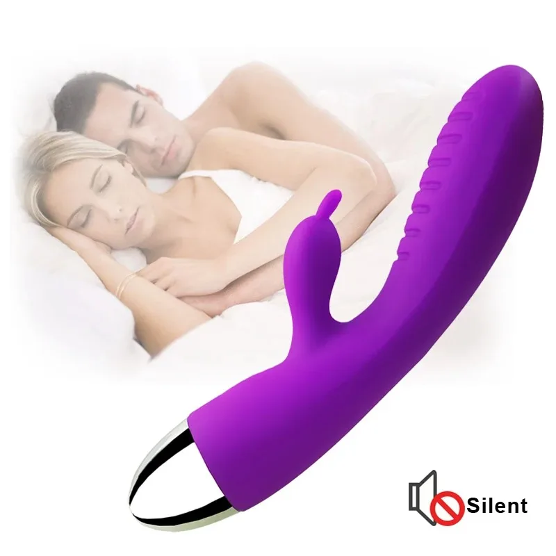 Konijn Vibrator Dual Motoren Met 12 Trillingsmodi Waterdicht En Oplaadbare Dildo Massager Voor Clitoris G-Spot Vaginale Anale