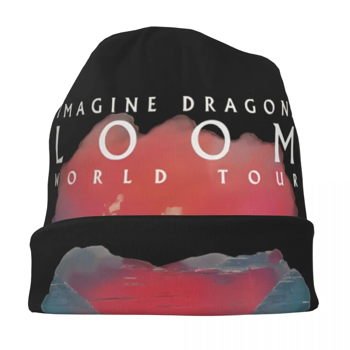 Loom Tour-Gorro con banda de dragones para hombre y mujer, gorro cálido multifunción, Estilo Vintage, ideal para exteriores, novedad de 2024