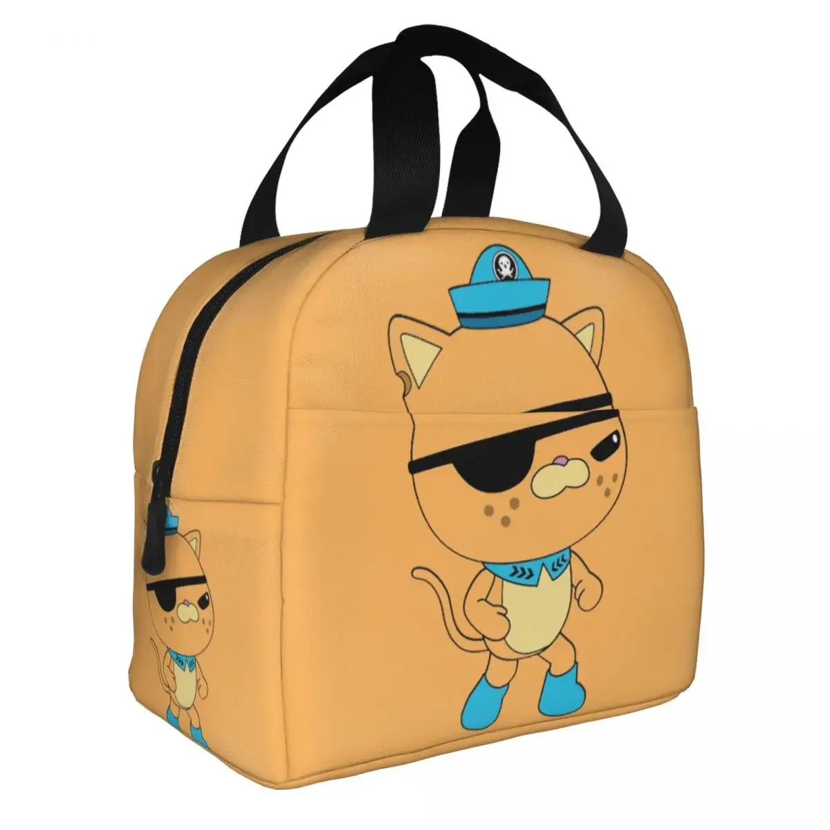 Kwazii Insulated Lunch Bag Thermal Bag Reusable The Octonauts Cartoon Anime Leakproof Tote Lunch Box Food Bag Work Travel