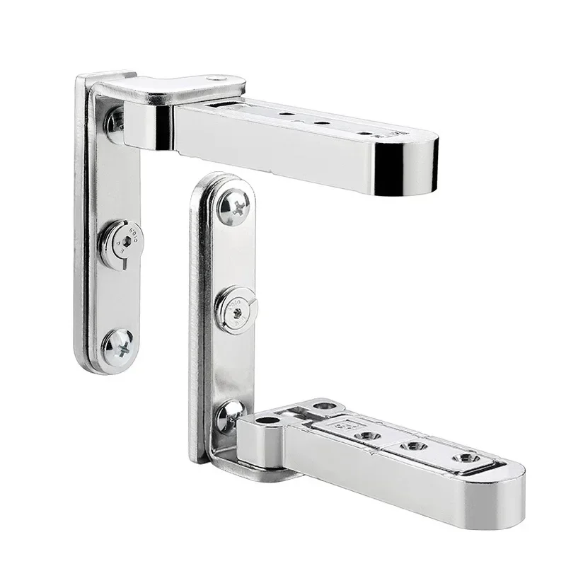 

2 шт./компл. 3D регулируемые вращающиеся невидимые дверные петли из цинкового сплава, регулируемые петли, подходят для кухонной мебельной фурнитуры