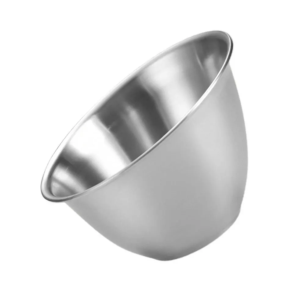 

Stainless Steel Salad 10.5Inch Angled Serving For Soup Fruit Vegetable Sauce Household Restaurant Lettuce Container Food Storage
