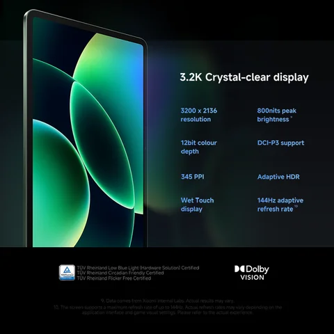 Планшет Xiaomi Pad 8 Pro, 11.2", 8/128ГБ, 8/256ГБ, 12/512ГБ, Wi-Fi, Android
