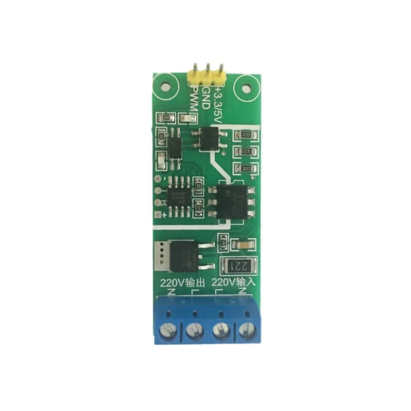 3.3V/5V PWM Signal Control AC220V SCR Power Regulation Module 0-100% Adjustable Duty Cycle Motor Speed Dimmer Regulator Board