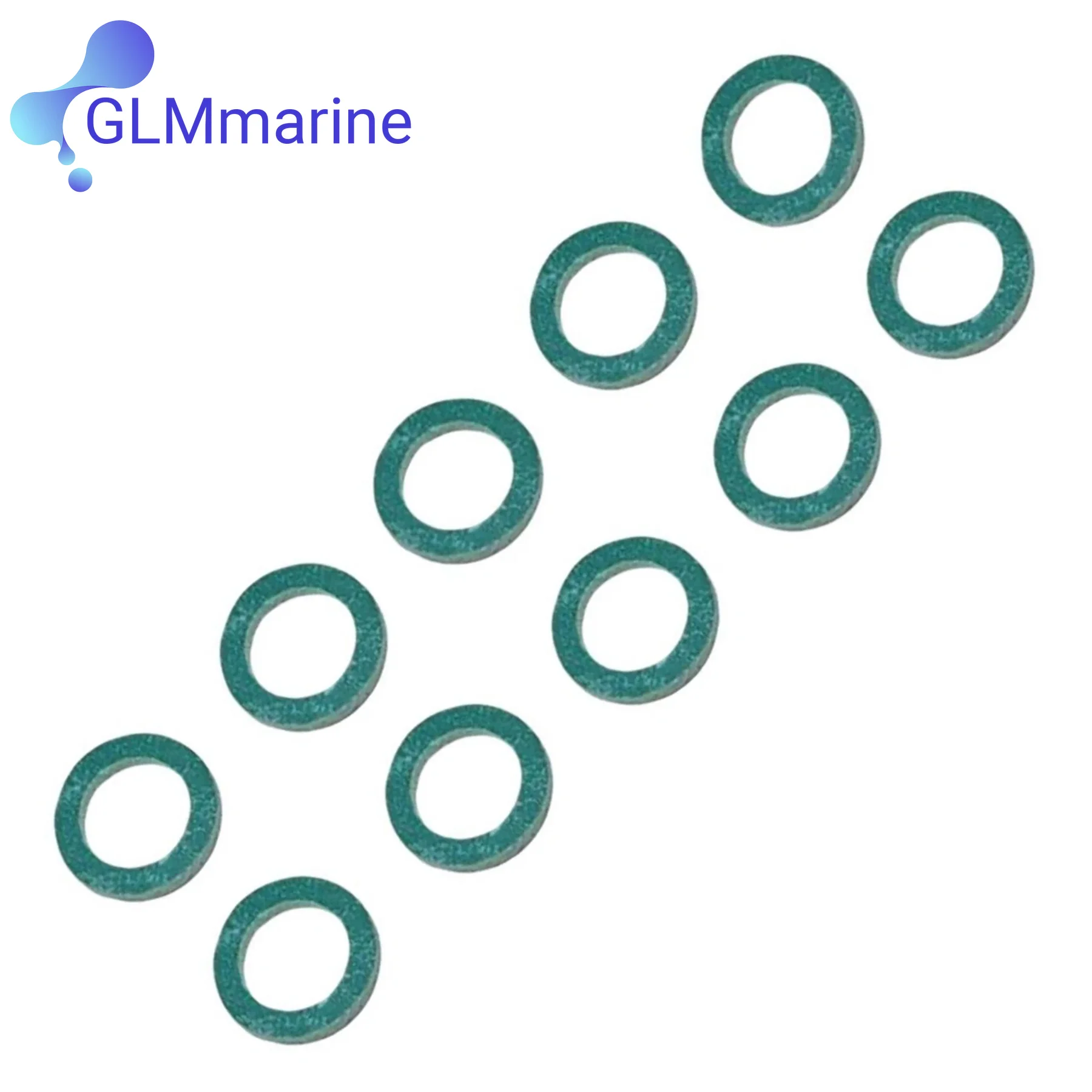 10 Pcs Compatible with Suzuki Marine 59178-97J00 Outboard Engine Motor GearCase Drain Plug Gasket DF 2.5 To 30 HP Motors