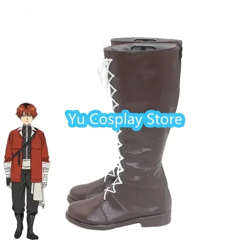 Doces 2025yu-anime frieren no funeral stark sapatos de couro do plutônio botas de carnaval de halloween adereços cosplay cu