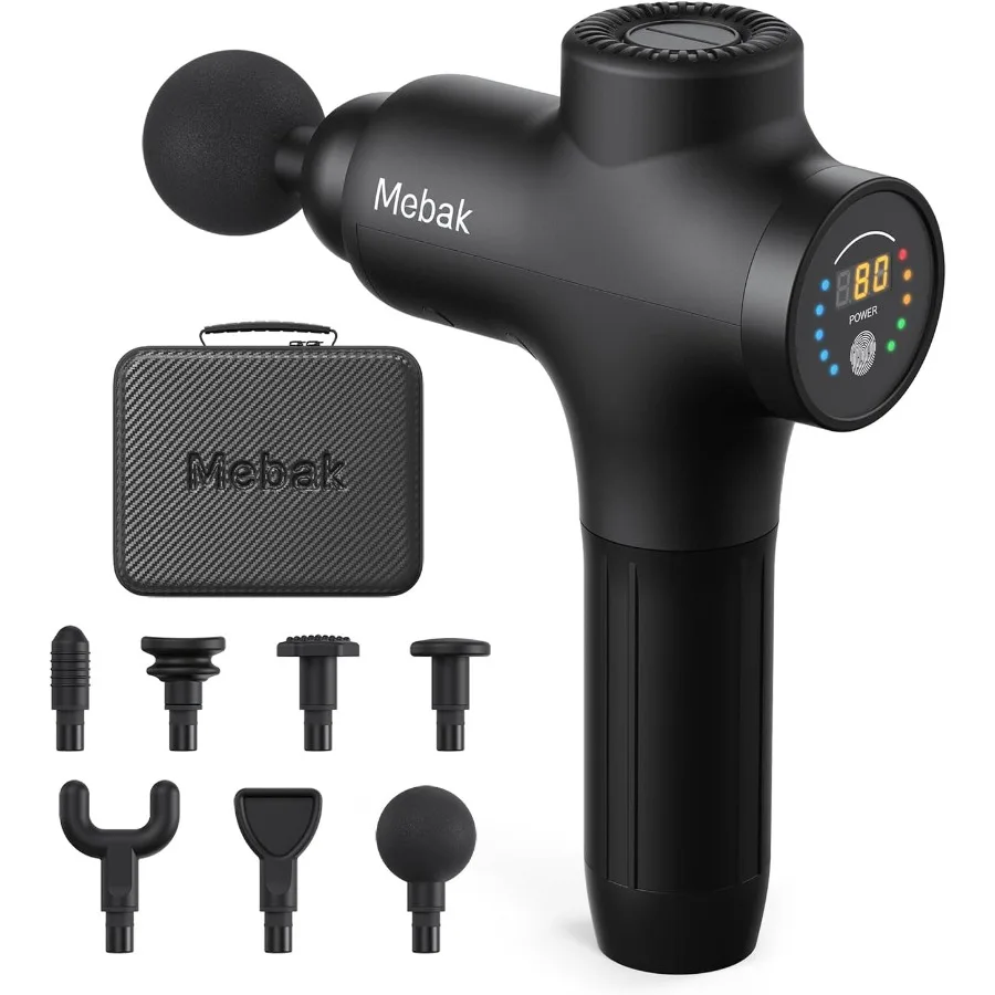 

Пистолет для массажа глубоких тканей для спортсменов и активных индивидуальностей: профессиональный ударный массажер для плеч, ног, спины и полного бо