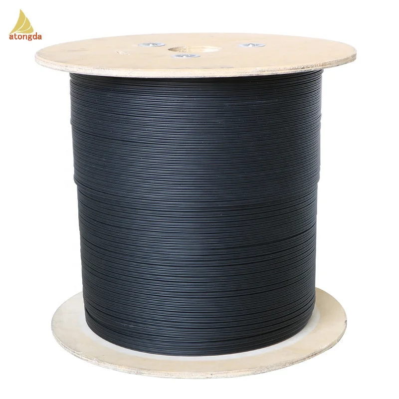 OTDR FIber Optic Cable FTTH SM 1 Core 2 Core G657A Drop Wire Cable FRP