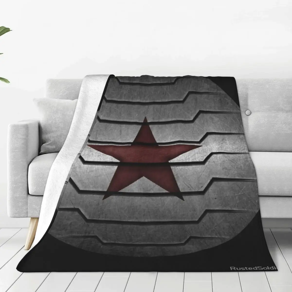 Winter Soldier Star Four Seasons Universal Blanket Air-Conditioned Room Can Be Covered Halloween Gifts