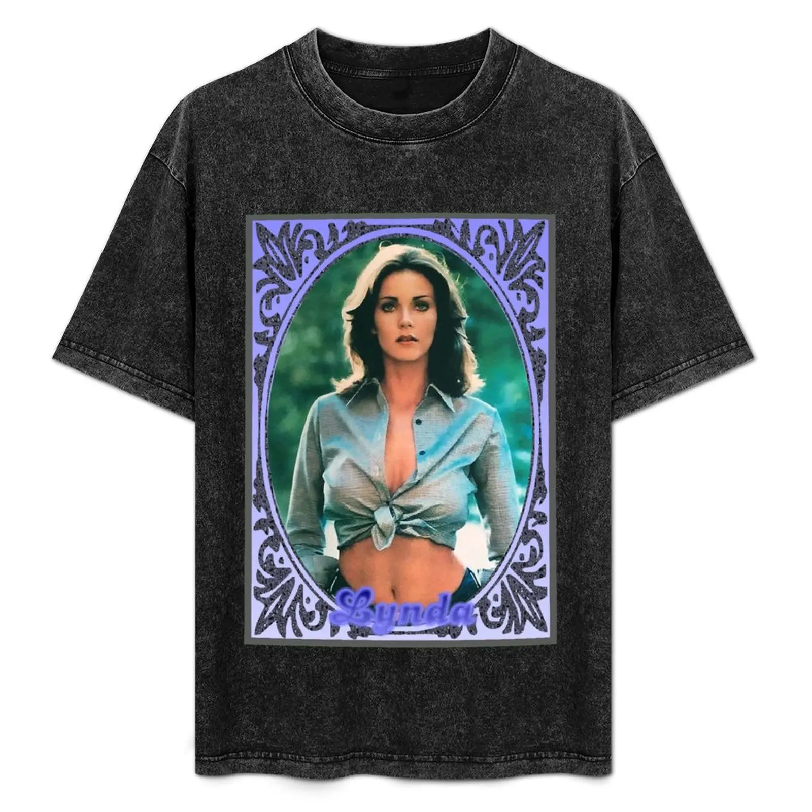 

Lynda Carter T-Shirt Work Wear Simple Tee Shirt
