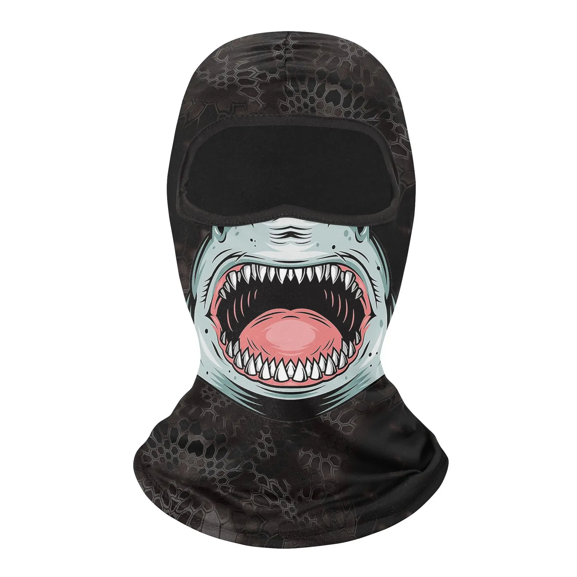 3D Print Cycling Headwear Venom Mask Sunscreen Neck Gaiter Skull Braga Cuello Hombre Face Shield Hunting Camping Men Balaclava