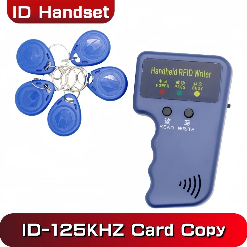 125KHZ RFID Card Reader Rfid Copier Duplicator Key Writer Programmer Software RFID Cloner Handheld Copier ID Tags T5577 EM4305