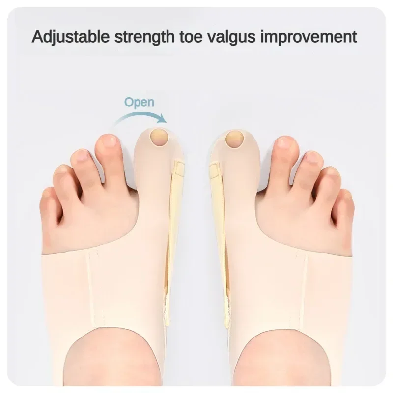 

2PC Corrector Hallux Valgus Big Toe Bunion Corrector Orthopedic Socks Toes Separator Women Men Foot Care Toe Pain Relieve Tools