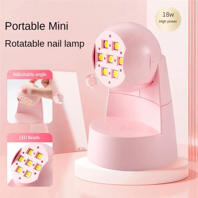 Nail Phototherapy Lamp Easy To Use High Quality Rotating Nail Lamp Manicure Tools Manicure Tool Light Safe And Reliable Durable