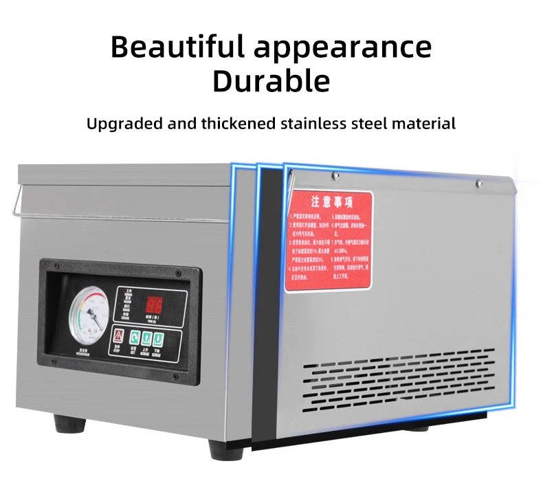 Dz-260 Low Price CE Table Top Single Chamber Mini Household Food Vegetable Meat Cheese Sealer Keep Fresh Vacuum Packing Machine