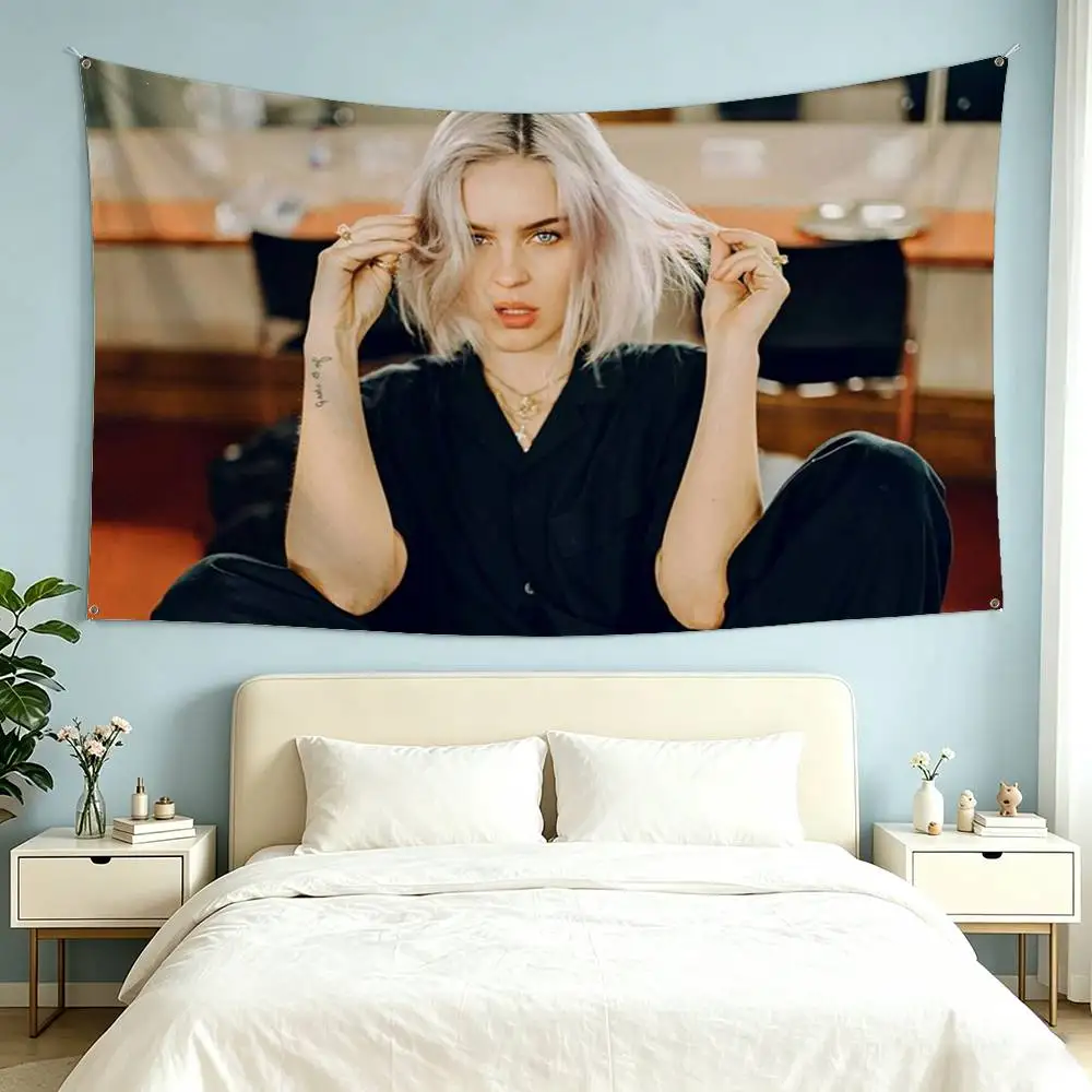 Pop Singer-Songwriter A-Anne M-Marie  Flags Wall Hanging Tapestry Outdoor Garage Room Decorative flag Background Blanket
