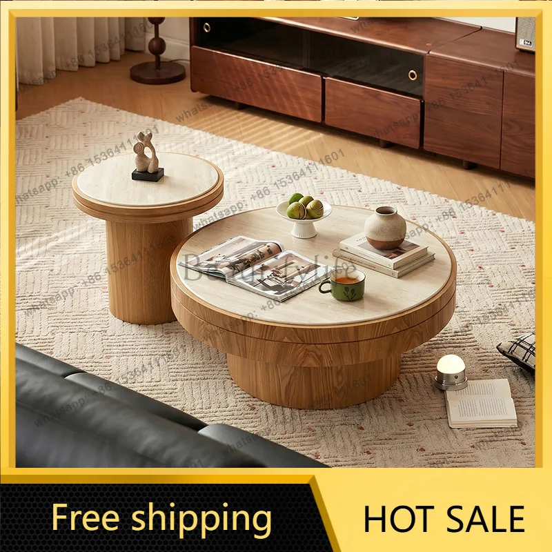 PG coffee table Chinese antique style living room household high-end light luxury high-end artistic sense apartment tea table