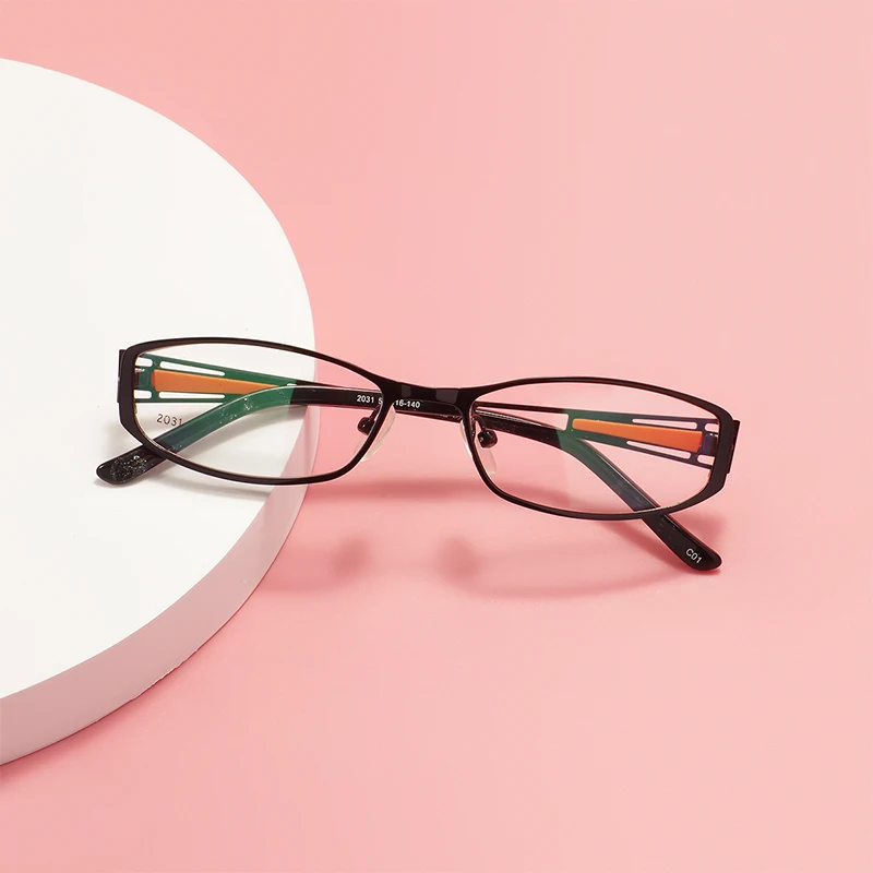 Women Reading Glasses Small Metal Prescription Eyeglasses For Hyperopia