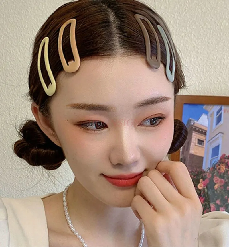 New Colorful Series Practical Versatile Hair Clips for Girls with Side Clips, Hair Clips, and Accessories
