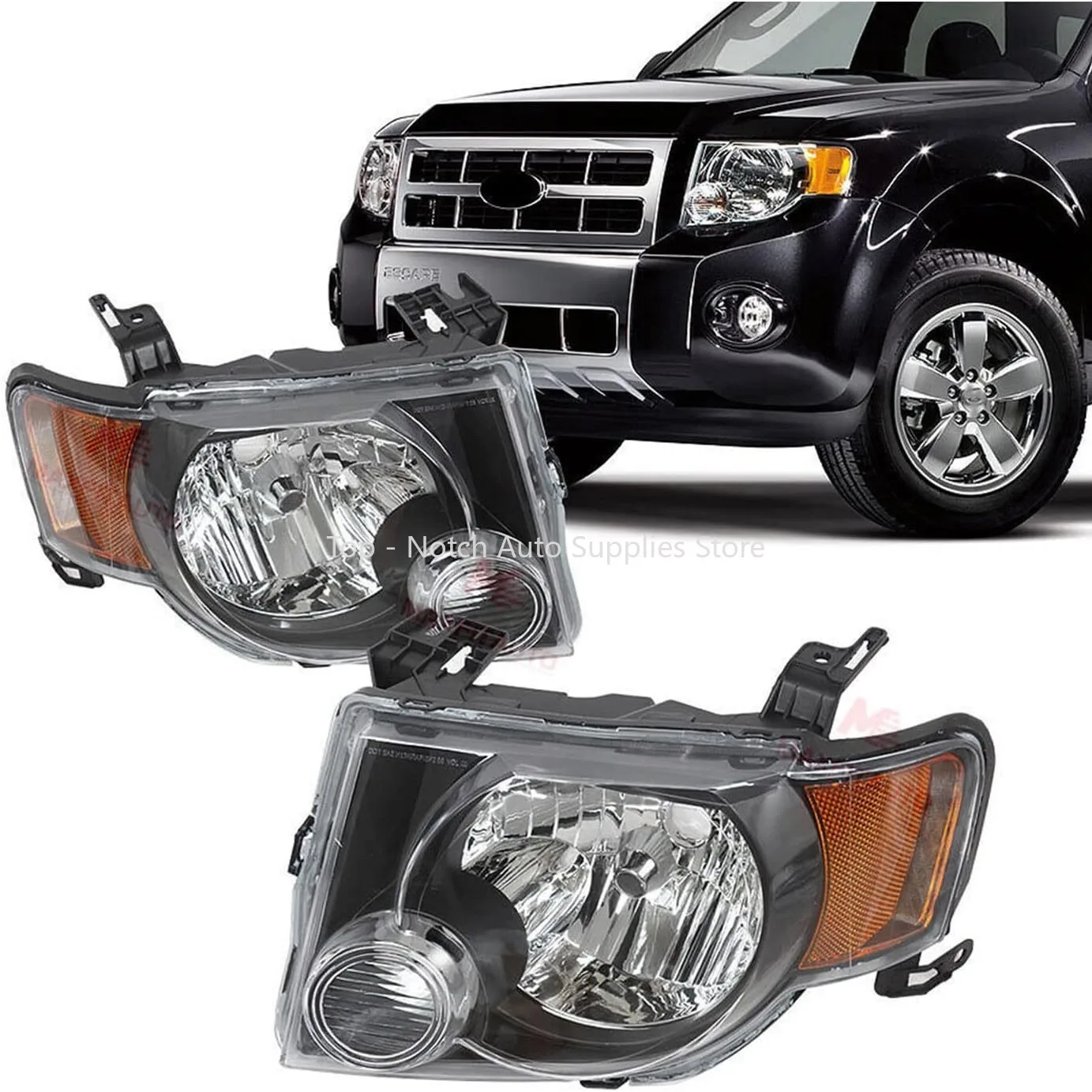 مناسبة للمصابيح الأمامية Ford Escape 2008 - 2012. المصابيح الأمامية الجميلة.F02502229