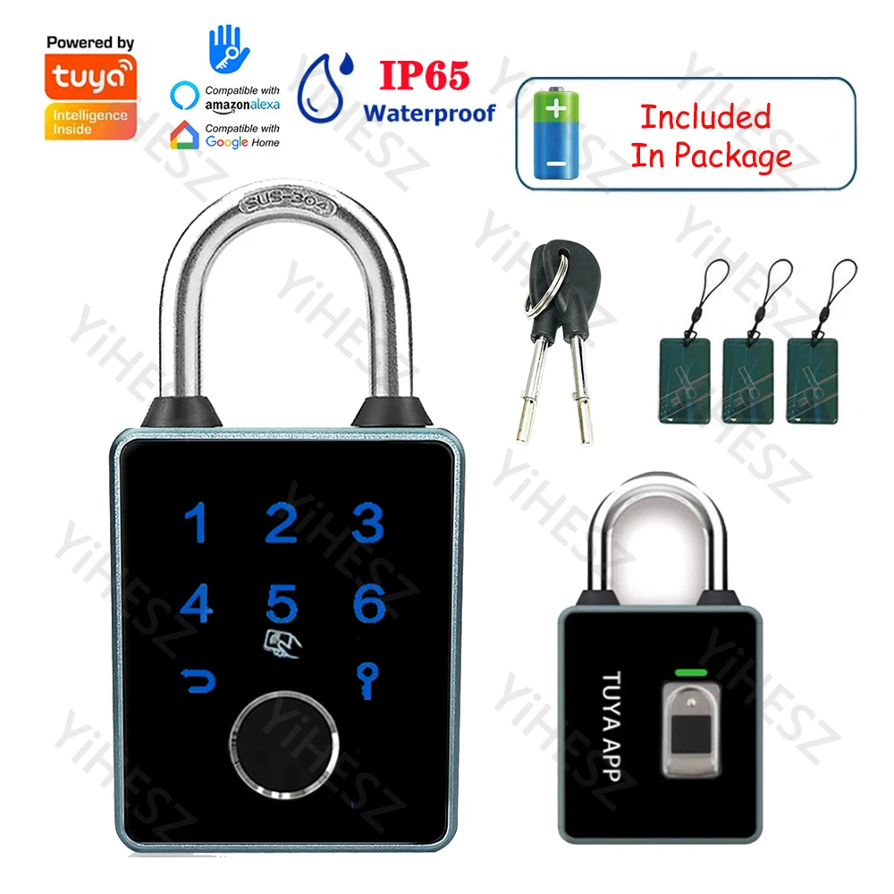 Tuya TTLOCK Smart Padlock APP Control Waterproof Password IC Card RFID Bluetooth Anti-theft Luggage Bag Electronic Door Lock