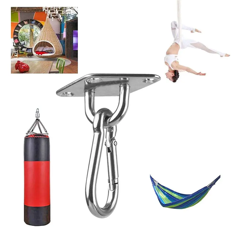 Stainless Steel Sandbag Hook Hammock Bracket Buckle Sex Swing Hanger Suspension Hook Ceiling Mount Kit Awning Accessories