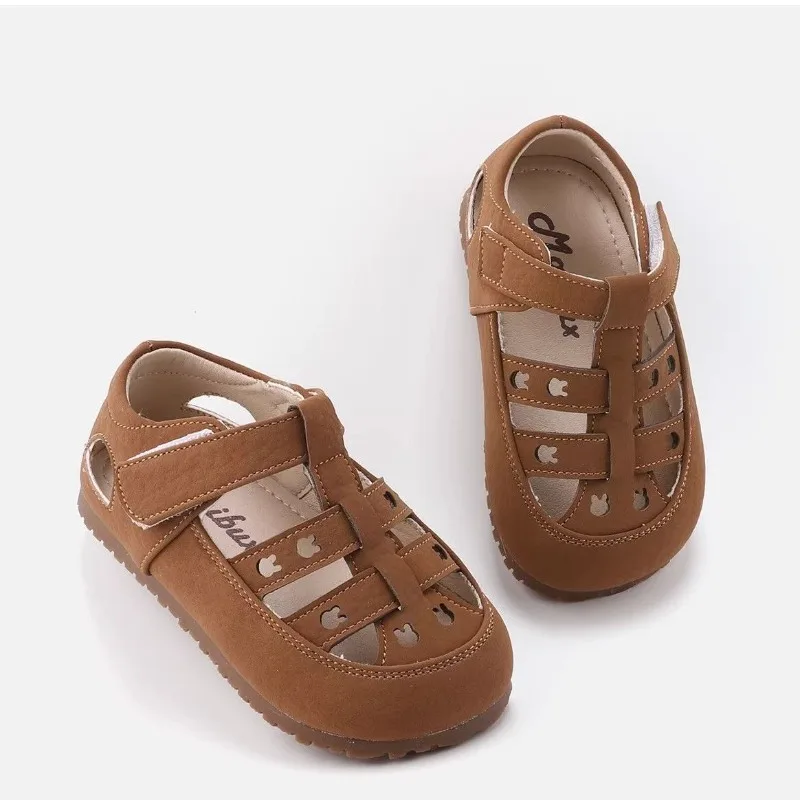 Baby-Sandalen mit Lochmuster, vielseitige Prinzessinnen-Schuhe für Kinder, runde Zehenpartie, weiche Sohle, Sommer 2026 Neu, Kleinkind-Strandschuhe, lässig, rutschfest – Detail 7